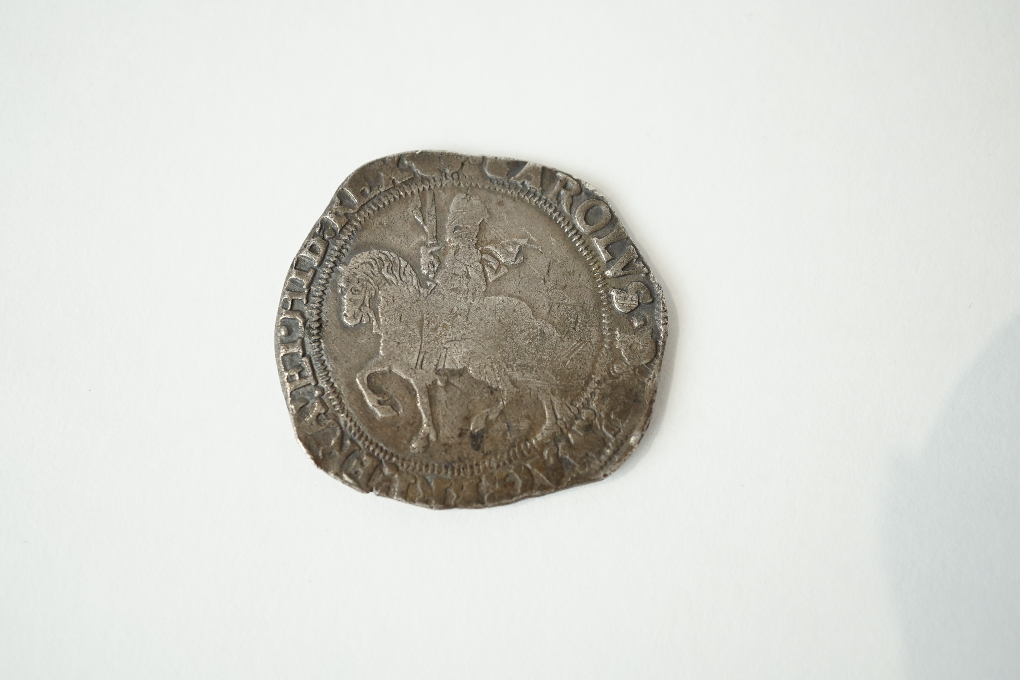 British Silver coins, Charles I halfcrown, unknown mint, 15g